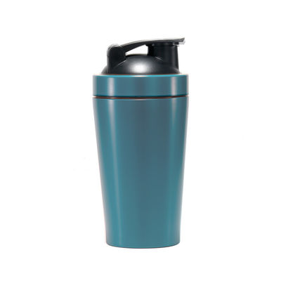 500ml 및 750ml 체육관 금속 스테인리스 스틸 쉐이커 병 믹싱 공 OEM 수용
