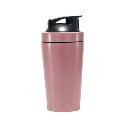 500ml 및 750ml 체육관 금속 스테인리스 스틸 쉐이커 병 믹싱 공 OEM 수용