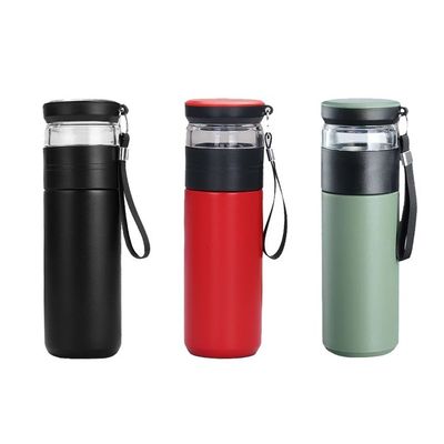열 단열 성능 500ml 스테인리스 스틸 진공 텀블러 분리 필터