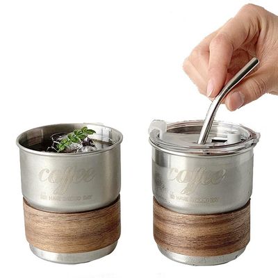 스테인레스 스틸 차 커피 머그 사용자 지정 인쇄 로고와 항 타오르는 수갑