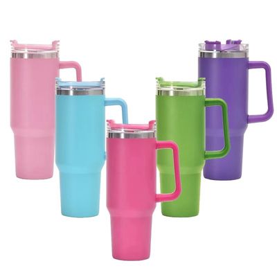 40oz Sublimation Travel Coffee Mug With Handle Powder Coated Stainless Steel Tumbler 40oz Sublimation Travel Coffee Mug With Handle Powder Coated Stainless Steel Tumbler 40oz 수플리메이션 여행 커피 머그 손잡이 소금 가루로 코팅된 스테인레스 스틸 텀블러