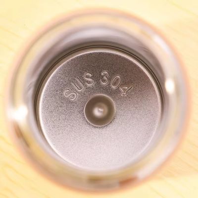 진공 304 스테인레스 스틸 단열 물병 280ML 휴대용 창조적 나무 곡물