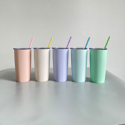 주류 스테인레스 스틸 이중 벽 단열 커피 컵 뚜?? 과 음료 텀블러 10oz 20oz