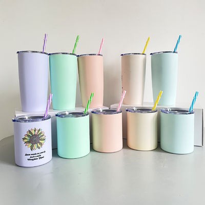 주류 스테인레스 스틸 이중 벽 단열 커피 컵 뚜?? 과 음료 텀블러 10oz 20oz