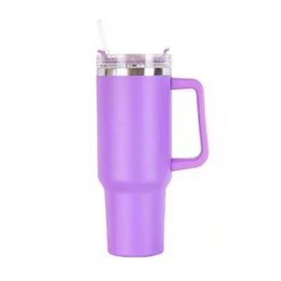 사용자 지정 로고 허용 직선 스테인리스 스틸 40Oz 터블러 손잡이와 빨대