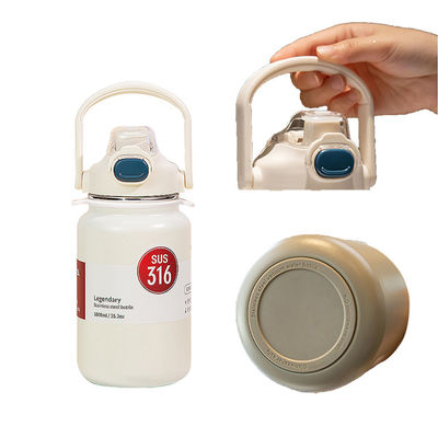 모든 적용 가능한 사람 500ml 스포츠 듀블 벽 진공 병 짚 아이 텀블러 머그