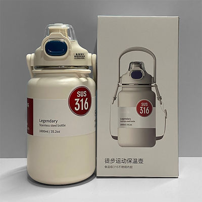모든 적용 가능한 사람 500ml 스포츠 듀블 벽 진공 병 짚 아이 텀블러 머그