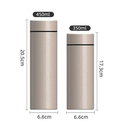 350ml 용량 직선 컵 스테인레스 스틸 진공 물병 차에서 뜨거운 음료