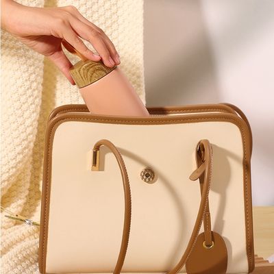 샘플 280ML 나무 곡물 스테인리스 스틸 컵 사용자 지정 로고 어린이 스포츠 물병