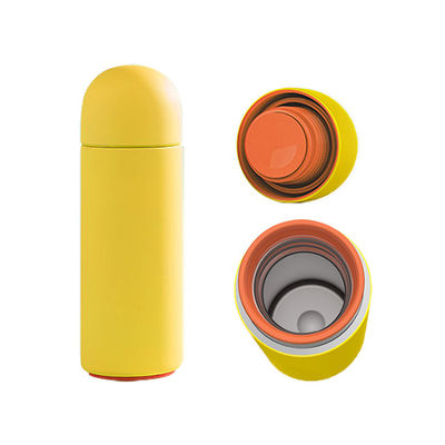 세리세 맞춤 로고 소프트 터치 260ml 이중 벽 단열 진공 병 색상 스테인레스 스틸 물병