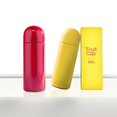 세리세 맞춤 로고 소프트 터치 260ml 이중 벽 단열 진공 병 색상 스테인레스 스틸 물병