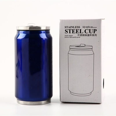 플립 빨대 뚜?? 이 두 개의 벽 스테인리스 스틸 콜라 캔 진공 테모스 병 12oz/17oz