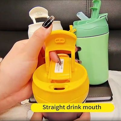 15oz 진공 사무실 물병 이중 벽 단열 여행 커피 컵 실리콘 뚜??