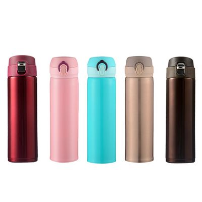 500ml 스테인리스 스틸 반사 진공 물병 고체 색상 및 샘플 제공