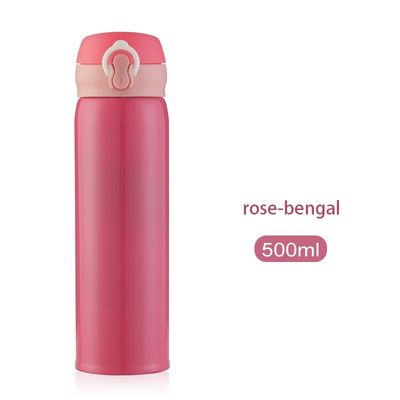 500ml 스테인리스 스틸 반사 진공 물병 고체 색상 및 샘플 제공