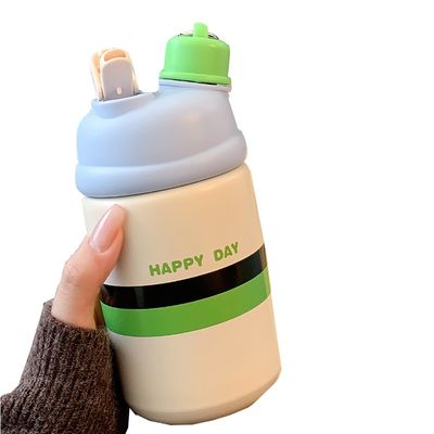 휴대용 스테인레스 스틸 물병 500ml 용량 소금과 함께 단열 커피 컵