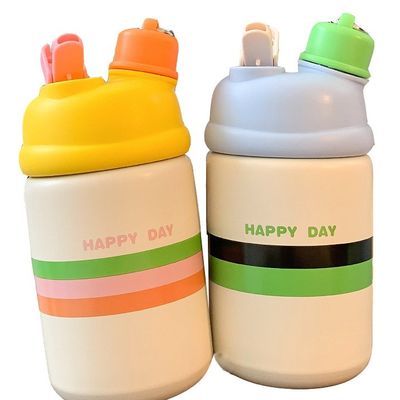 스테인레스 스틸 단열 테르모스 컵 500ml 뚜?? 이 있는 높은 외모의 진공 커피 텀블러