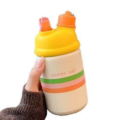 스테인레스 스틸 단열 테르모스 컵 500ml 뚜?? 이 있는 높은 외모의 진공 커피 텀블러