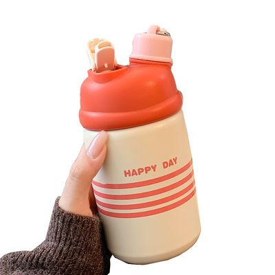 스테인레스 스틸 단열 테르모스 컵 500ml 뚜?? 이 있는 높은 외모의 진공 커피 텀블러