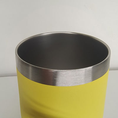 240ml / 350ml 용량을 위한 뚜?? 을 가진 두 개의 벽이 있는 스테인리스 스틸 컵 달걀 모양 텀블러