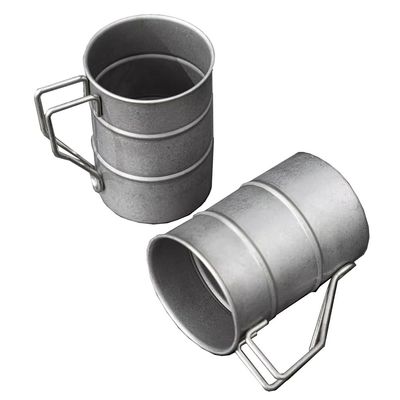 미니멀리즘 디자인 스타일 깨지지 않는 스테인레스 스틸 핑트 맥주 컵 380ml 손잡이
