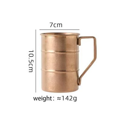 미니멀리즘 디자인 스타일 깨지지 않는 스테인레스 스틸 핑트 맥주 컵 380ml 손잡이