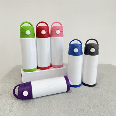 12oz Sublimation Kids Tumblers 안쪽에 스테인리스 스틸이 있는 어린이용 물병