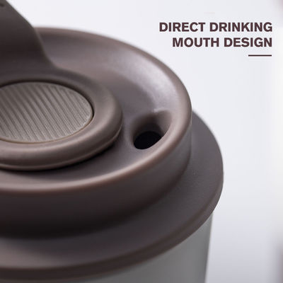 직선 컵 350ml 304 스테인레스 스틸 휴대용 차량에 장착 된 병
