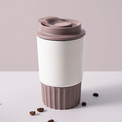스테인레스 스틸 진공 여행 머그 350ml 고립식 재사용 커피 텀블러 밀봉 뚜??