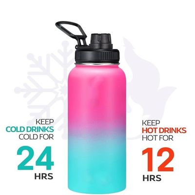 판매 22oz 스테인리스 스틸 물병 어린이와 성인용 대용량 진공 텀블러