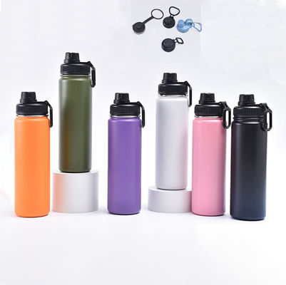 여행 친화적 인 650ml 스테인리스 스틸 고립 물병 수비 인쇄