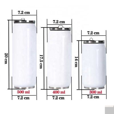 미국 스타일 350ml 500ml 스테인리스 스틸 소다 캔