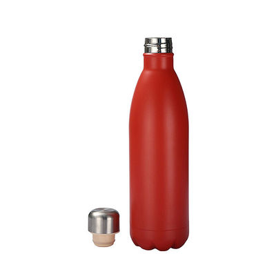 재사용 가능하고 누출 방지 가능한 1000ml 스테인리스 스틸 스포츠 물병
