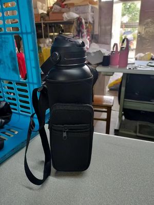진공 단열 체육관 물병 304 스테인레스 스틸 사진 직선 음료 뚜??