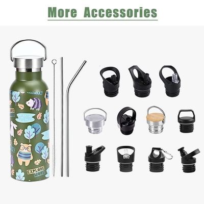 350ML 이중 벽 여행 병 304 스테인레스 스틸 스포츠 병