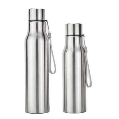 외관 단일 벽 스테인레스 스틸 물병 핫 콜드 기능 500/750/1000ml