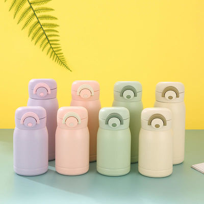 만화 디자인 350ml 스테인리스 스틸 듀얼 아이 애들 사랑 아기 테르모스