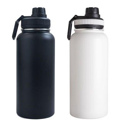 32oz 이중 벽 스테인리스 스틸 병 스포츠 병 손잡이 뚜?? 와 함께 진공 물병