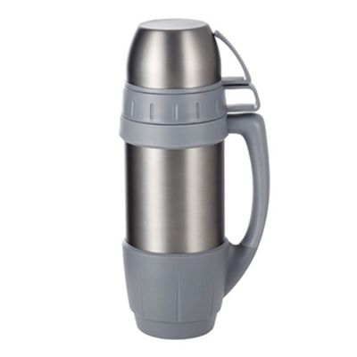 진공 병 1000ML 이중 벽 스테인리스 스틸 테르모스 병 로고와 함께 체육관 병