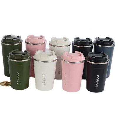 304 내부 및 201 외부 스테인레스 스틸 물병 350ml 뚜?? 과 커피 텀블러