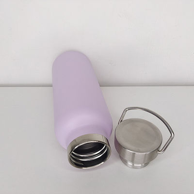 PP 식품 등급 뚜?? 500ml 스테인리스 스틸 듀플 단열 스포츠 물병 캠핑용