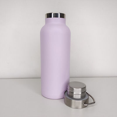 PP 식품 등급 뚜?? 500ml 스테인리스 스틸 듀플 단열 스포츠 물병 캠핑용