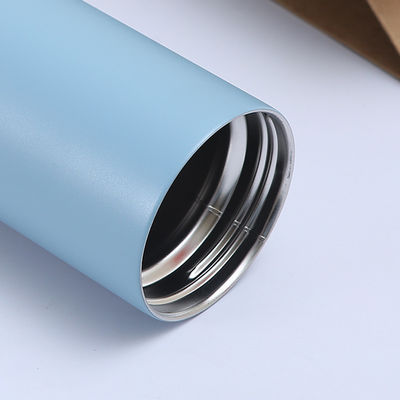 사용자 정의 로고 스틸 진공 단열 여행 커피 컵 물병 손잡이와 뚜??