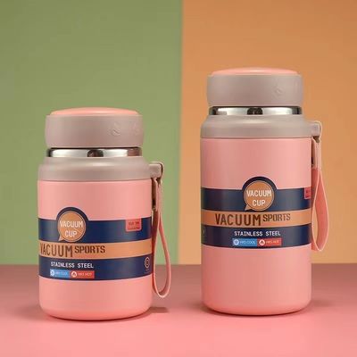 여행 및 사무실 필수 1000ml 스테인리스 스틸 진공 병 열 단열