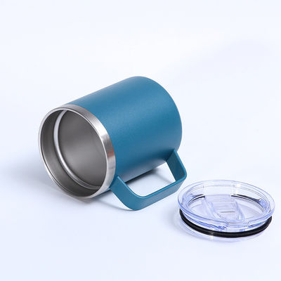 12oz/14oz 스테인리스 스틸 머그 컵 이중 계층 진공 파우더 코팅 컵 사용자 정의 색상