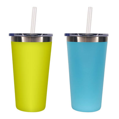 열 절연 500ml 16oz 스테인리스 스틸 여행 머그 금속 텀블러 모든 사람을 위한 병