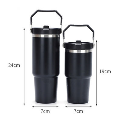 사용자 지정 색상 로고 20Oz 30Oz 이중 벽 수블리메이션 단열 휴대용 텀블러 여행 자동차 커피 머그 핸들