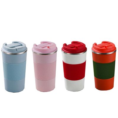 스테인레스 스틸 여행 커피 머그 진공 단열 재사용 커피 텀블러 380ml 510ml