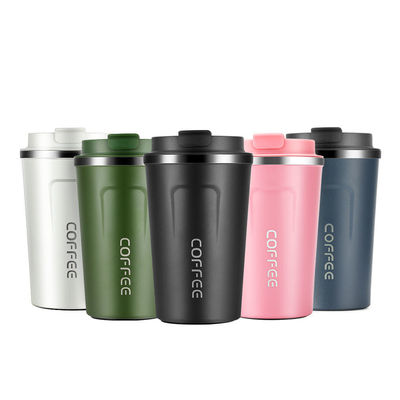 LID 12/17oz 이중 벽 18/8 테르모스 커피 진공 단열 여행 스테인레스 스틸 커피 머그