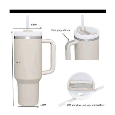사용자 지정 로고 40 Oz 이중 벽 스테인레스 스틸 여행 텀블러 손잡이 가볍게 이동